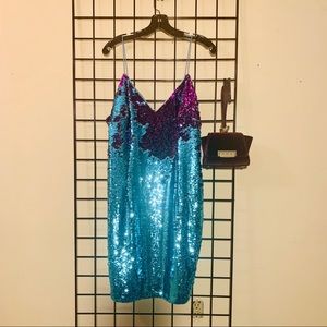 3X- “HOST PICK” Aidan by Aidan Mattox Sequin Dress